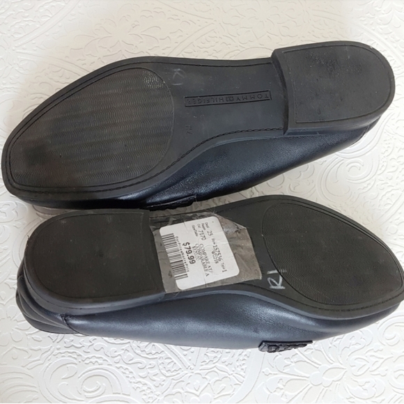 NWT Tommy Hilfiger Monogram Leather Loafers - Picture 5 of 6